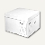 LEITZ Archiv-Klappdeckelbox Infinity, DIN A4+, (H)265mm, weiß, 20 St.,6103-00-00