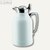 Alfi Isolierkanne Opal Messing, 1 Liter, Hartglaseinsatz, weiß/chrom, 0691221100