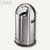 Hailo Großraum-Abfallbox KickMaxx 35, 35 l, Anti-Fingerprint, silber, 0835-169