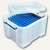 Aufbewahrungsboxen 35 Liter, 480 x 390 x 310 mm, PP, transparent, 3er-Set, 335C