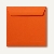 Farbige Briefumschläge 190 x 190 mm nassklebend ohne Fenster dunkelorange 500 St.:Produktabbildung 1