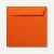Farbige Briefumschläge 220 x 220 mm nassklebend ohne Fenster dunkelorange 500St.:Produktabbildung 1