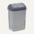 OKT Abfalleimer 'Swing-Bin', 10 Liter, silber/anthrazit, 1030616000000