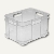 Aufbewahrungsbox 'Euro-Box' XL - 28 Liter, 430 x 350 x 240 mm, PP, transparent