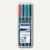 STAEDTLER Lumocolor Universalstifte permanent 318 F, 0.6 mm, 4er-Etui, 318 WP4