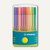 STABILO Fasermaler Pen 68, 1.0, sortiert, 20er ColorParade, türkis, 6820-04-01