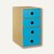 Rössler NATURE PACIFIC 4er Schubladenbox DIN A5, blau, 2er Pack, 15241106004