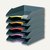 Durable Briefablagen-Set VARICOLOR, DIN A4-C4, grau / farbiger Verlauf, 770557