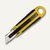 Cutter, Sicherheitscutter, Breite: 18 mm, Kunststoffgriff, gelb/schwarz, KF15432