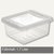 Aufbewahrungsbox/Schuhbox bea, 195 x 165 x 85 mm, 1.7 Liter, PP, transparent