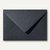 Farbiger Briefumschlag Metallic, 120x180mm, nasskl., ohne Fenster, schwarz, 500S