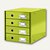 LEITZ Schubladenbox Click & Store WOW, 4 Schübe, DIN A4, grün, 6049-00-64