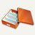LEITZ Organisationsbox Click & Store WOW, 280 x 370 x 100 mm, orange, 6058-00-44