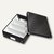 Organisationsbox Click & Store WOW, 280 x 370 x 100 mm, Karton/PP, schwarz
