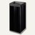 Abfalleimer Big-Box Quick 80, 80 Liter, Stahlblech, 34 x 35 x 77 cm, schwarz