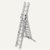 Hailo Alu-Kombileiter ProfiLine trio, 2x 8 Stufen, Arbeitshöhe: 5,90 m, 9308-551