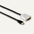 Hama Verbindungskabel DVI/HDMI Stecker, (L)2 m, schwarz, 0034033