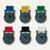 Kunststoff-Foldback-Klammer BRUTUS, 19 mm, farbig sortiert, 100er Pack, 0710-95