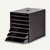 Schubladenbox IDEALBOX PLUS, 7 Schubladen, 25 x 32.2 x 36.5 cm, schwarz