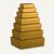 Aufbewahrungs-/Geschenkbox, div. Größen, gold metallic, 7er Set, 13411184000