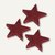 Deko-Accessoires 'Glitter Stars', Weihnachtsdekoration, rot, 96 St., 81811