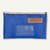 officio Geld-/Banktasche, 430 x 347 mm, Nylon, Reißverschluss, blau, 900311