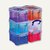 Aufbewahrungsbox 0.14 Liter, 90 x 65 x 65 mm, farbig sortiert, 6 St., 0.14ASS6PK