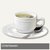 Kaffee- & Suppenuntertassenset ALICE - 6-teilig, Qualitäts-Porzellan, Ø22 cm, we