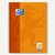 Collegeblock DIN A4+, blanko, 90g/m², 80 Blatt, ohne Rand, orange, 100050359