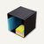 Organiser-System CUBE, Cube einfach, B 15.2 x H 15.2 x T 15.2 cm, schwarz