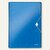 LEITZ Projektmappe WOW, DIN A4, 6 Fächer mit Taben, PP, blau-metallic,4589-00-36