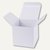Würfelschachtel / klein, Karton, 5.5 x 5.5 x 5.5 cm, 350 g/m², weiß, 12 St.