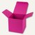 Würfelschachtel / klein, Karton, 5.5 x 5.5 x 5.5 cm, 350 g/m², pink, 12 St.