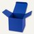 Würfelschachtel / klein, Karton, 5.5 x 5.5 x 5.5 cm, 350 g/m², blau, 12 St.