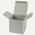 Würfelschachtel / klein, Karton, 5.5 x 5.5 x 5.5 cm, 350 g/m², hellgrau, 12 St.