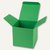 Buntbox Würfelschachtel / groß, Karton, 14 x 14 x 14 cm, 350 g/m², grün, 12 St.