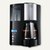 Kaffeemaschine Optima Timer, Glaskanne, 8-12 Tassen, schwarz-edelstahl, 100801sw