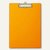 MAUL Schreibplatte / Klemmbrett mit Folienüberzug, DIN A4, orange, 2335243