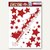 Weihnachts-Fensterbild SCHLITTENFAHRT, ablösbare Folie, rot, 5 Sticker, 15112