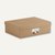 S.O.H.O. Aufbewahrungsbox mit Griff, kraft, 337 x 255 x 105 mm, 2er Pack