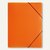 Pagna Gummizugmappen 'Lucy Colours', DIN A4, 245 x 320 x 10 mm, orange, 21613-09
