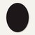 Securit Wand-Kreidetafel Silhouette Oval, 38 x 30 cm, schwarz, FB-OVAL