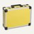 Universal Aluminium Koffer, 345 x 285 x 105 mm, Alu-Rahmen/Eckenschoner, gelb