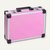 Universal Aluminium Koffer, 345 x 285 x 105 mm, Alu-Rahmen/Eckenschoner, pink