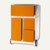 Rollcontainer easyBox 1+1+2 Schubladen, 64 x 39 x 44 cm, Rollen, PS/ABS, orange