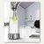 Kühlkaraffe FLOW CLASSIC - 1 Liter, (H)381 x (Ø)140 mm, Glas/Edelstahl, silber