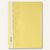 Durable Schnellhefter DIN A4, PP, transparentes Deckblatt, gelb, 50 Stück,257304