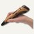 3D-Stift 'Root Play 3D Pen', Holz-Filament/3 Holz-Farben, inkl. Halter