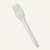 Papstar Gabeln 'pure', (L)16.3 cm, C-PLA, weiß, 1.000 Stück, 82189