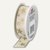 Weihnachts-Geschenkband 'Arktis creme/gold', 25 mm x 2 m, Polyester, 40003641